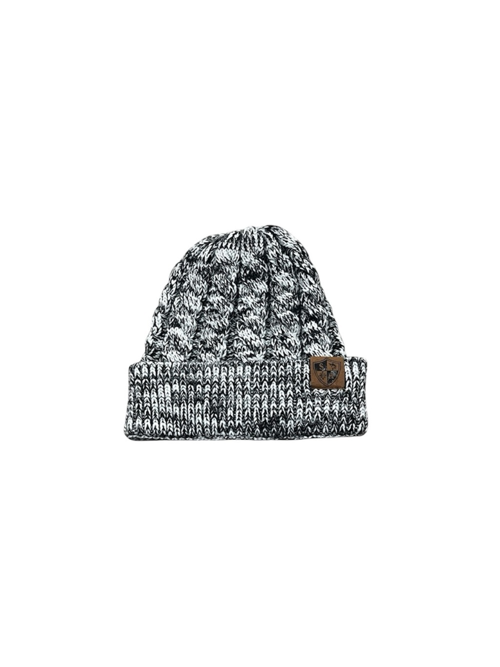 Monochrome Knit Beanie